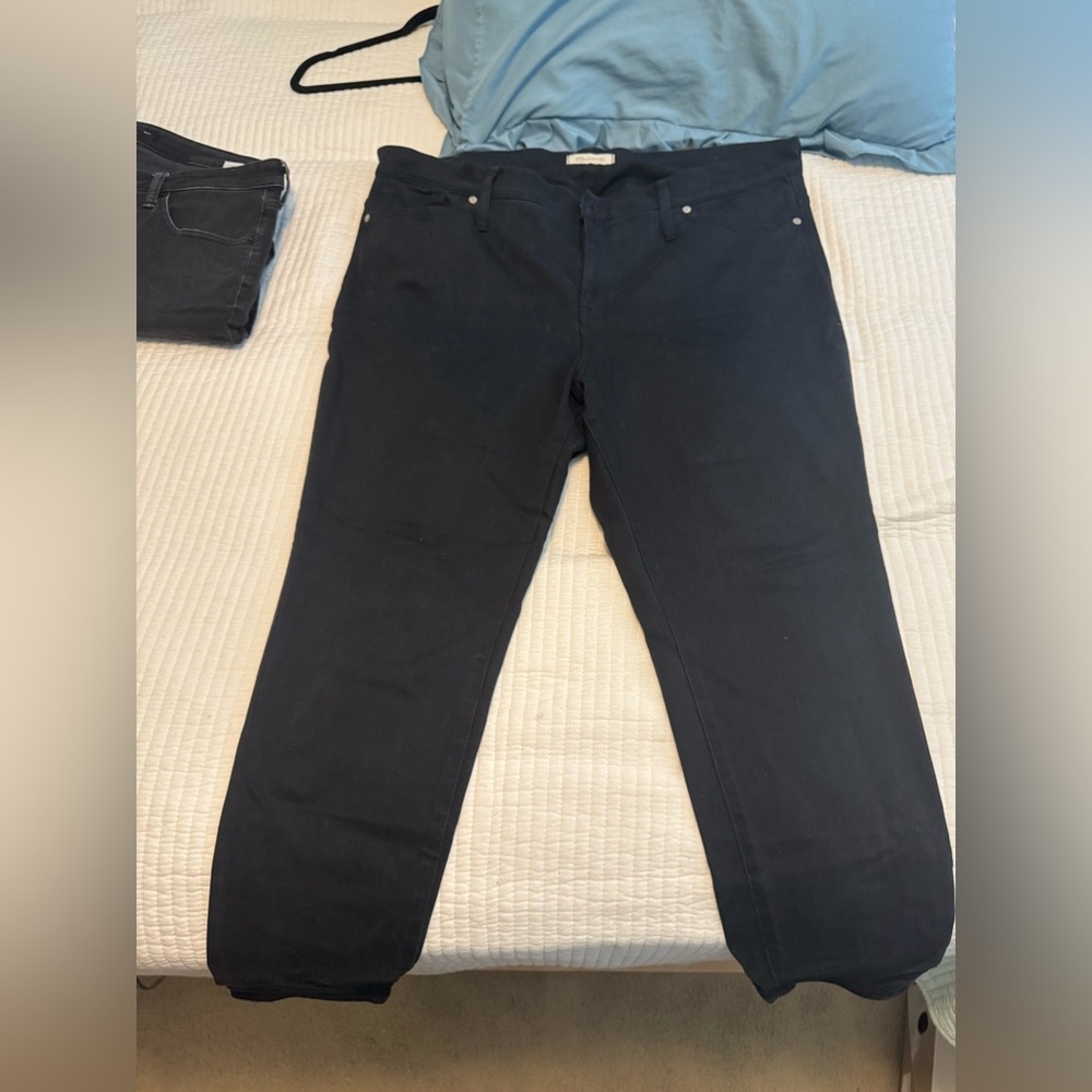 Madewell 9” High Rise Skinny Black Jeans